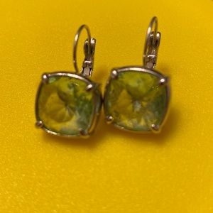 Green earrings